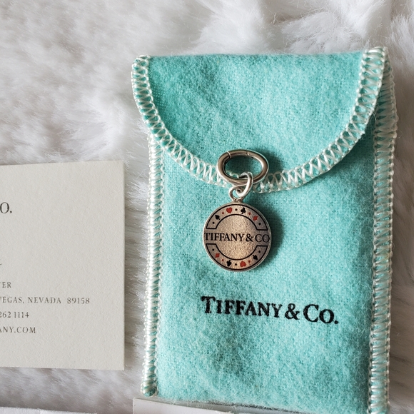 RARE Auth Tiffany & Co. Las Vegas Poker Chip Charm - Picture 11 of 12